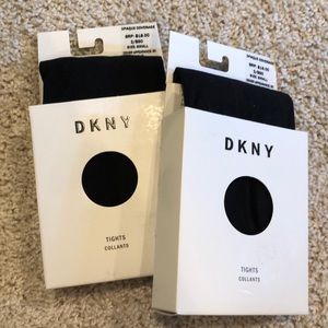 DKNY Opaque Coverage Tights in Navy